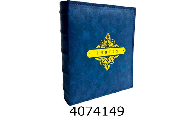 Ф/а 200ф. PU-46200 Traventino (шкіра емблема)(24) blue