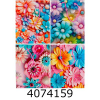 Пакет подарунковий 18*23*8см  мікс 4 (12/720) RQ 1001-1S
