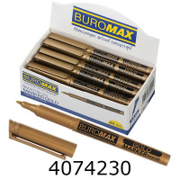 Маркер перм. Buromax Gold 1-2мм. золотий (20) BM.8709-23