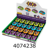 Точилка пласт. з конт. ZiBi CAR 1отв. KIDS Lineв блістері (24) ZB.5528