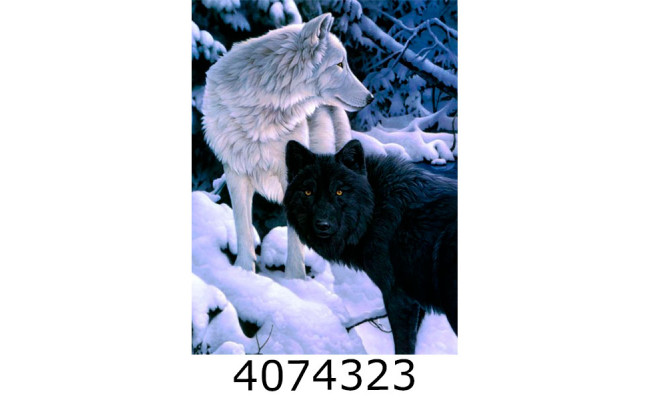 Алмазна мозаїка 40*50 тварини 