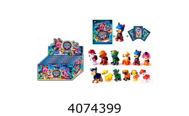 Герої з картками Paw Patrol в коробці (288/576) 92730