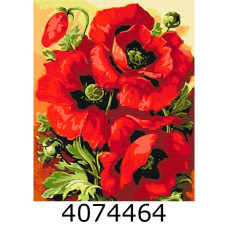 Картина по номерам 40*50см Принт в маках. Brushme BS52284