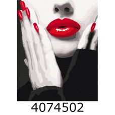 Картина по номерам 40*50см Ефектний червоний Brushme BS51491