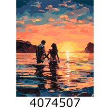 Картина по номерам 40*50см Закохані на світанку Brushme BS53890