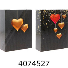 Ф/а 100ф. 10*15см Gold (золоті серця) MM46100