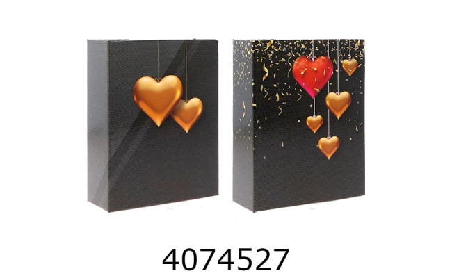 Ф/а 100ф. 10*15см Gold (золоті серця) MM46100