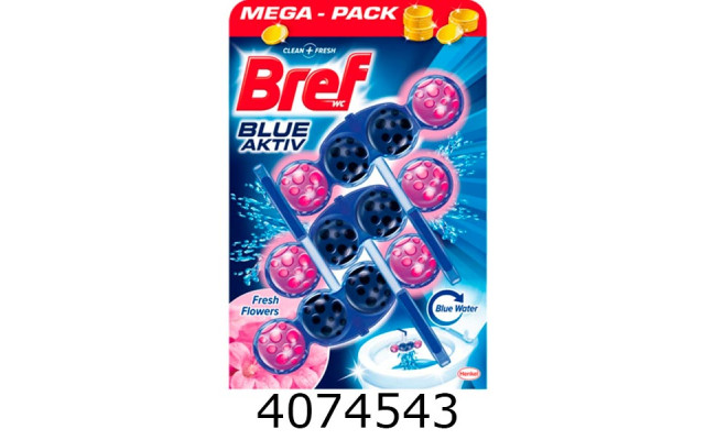 Туалетний блок Bref Color Aktiv 3*50 мл Квіткова свіжість