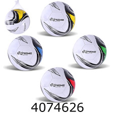 Мяч футб. прес-кожа №5 PVC 260гр 4 кольори (100) FB25576