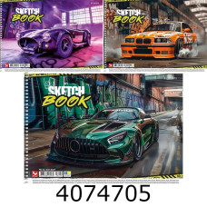 Альбом для малюв. на спір. 30 арк. Школярик 120г/м2 УФ-лак (9/63) PB-SC-030-8029