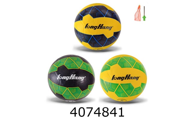 Мяч футб. гумовий №5 PU 420гр 3 кольори (50) FB2324