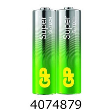Батарейка GP Super Alkaline G-TECH LR6/2 без блістера ціна за 2шт. (5/320) AA