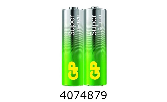Батарейка GP Super Alkaline G-TECH LR6/2 без блістера ціна за 2шт. (5/320) AA