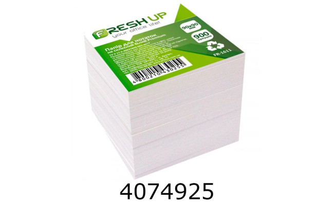 Блок д/зам. 90*90*900арк. Fresh Up білий н/кл. (48) FR-1613