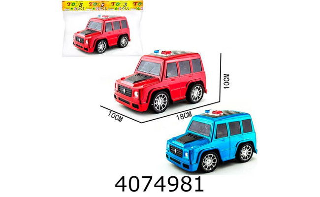 Машинка інерц. в кульку 2 кольори 18*10*9см (120/240) 12027-3