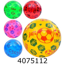 Мяч дитячий гумовий 22см 57-63гр 5 кольорів ціна за 10шт (24) MS 3986
