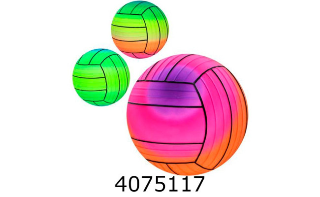 Мяч волейбольний гумовий PVC 170-180г 3 кольори (60) MS 4517