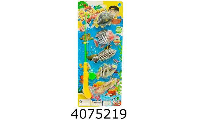 Риболовля на листі 1 вудочка 5 рибок магніт 39*16*5см (120/240) 066H