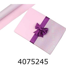 Папір подар. 70*80см тон газета+срібло + тон 70г/м2 255-6529