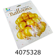 Повітряні кульки BonBon золото 30 кульок 1480