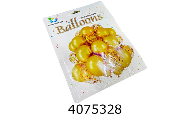 Повітряні кульки BonBon золото 30 кульок 1480