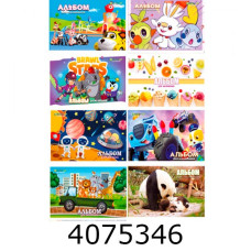 Альбом для малюв. на скобі 12 арк. 120г/м2 Fresh Up  з перфорацією (40/160) FR-1312