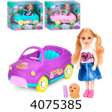 Лялька в коробці + машина аксесуари 18*5*9см (36/72) 898-8