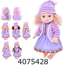 Лялька муз. Оксаночка в рюкзачку 6 видів + аксесуари укр. 33м (24) M 5083-3 I UA