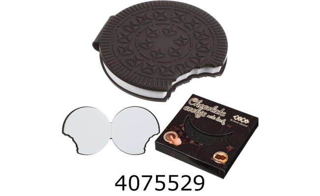 Блокнот 90х90мм 80 арк. чисті аром. Soft touch обкл. CHOCOLATE COOKIE KIDS Line ZB.12470-01