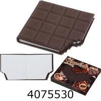 Блокнот 100х87мм 80 арк. чисті аром. Soft touch обкл. CHOCOLATE KIDS Line ZB.12470-19