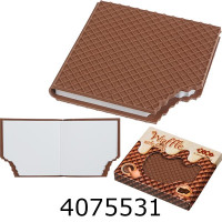 Блокнот 90х90мм 80 арк. чисті аром. Soft touch обкл. WAFFLE KIDS Line ZB.12470-25