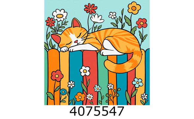 Картина по номерам 25*25см 
