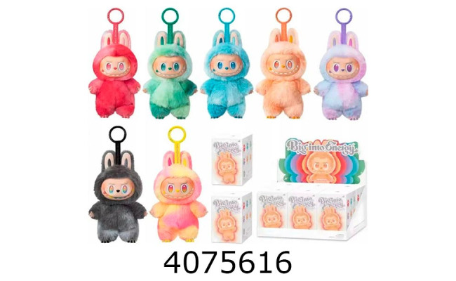 М'яка іграшка Labubu 16см в карт. уп. (6/240) 3 пок.