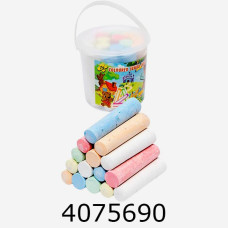 Крейда кольорова 15 шт. кругла Jumbo (__)
