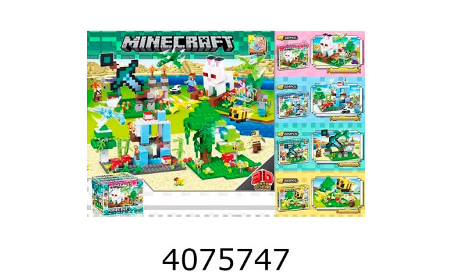 Конструктор Minecraft 95-97 дет. мікс 4 в коробці (8) GT-141