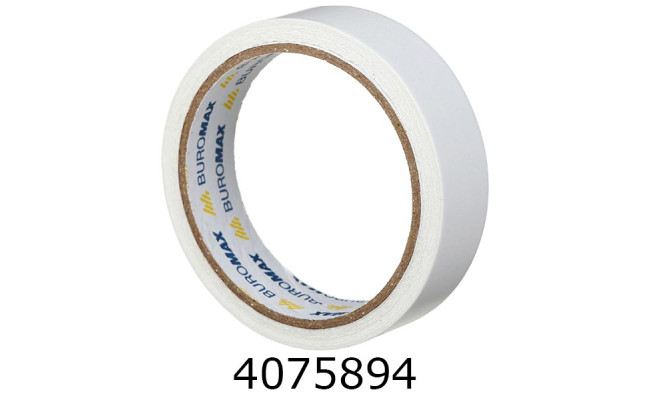 Скотч 24*10 двосторонній Buromax (6/72) BM.7506