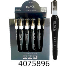 Коректор-ручка ZiBi BLACK 5мл мет.кінчик (24/576) ZB.2903
