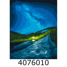Картина по номерам 40*50см (Кемпінг під зірками) BS53751