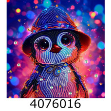 Алмазна мозаїка 25*25 Милий пінгвін Brushme BH007