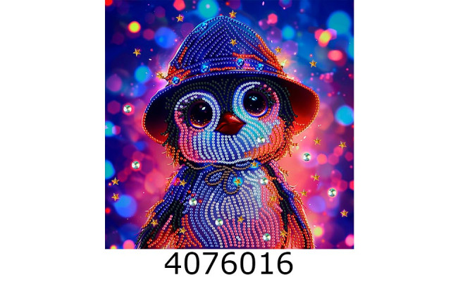 Алмазна мозаїка 25*25 Милий пінгвін Brushme BH007
