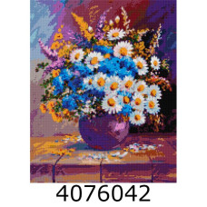 Алмазна мозаїка 40*50 квіти 