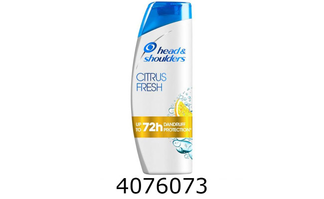 Шампунь д/волосся проти лупи HEAD & SHOULDERS цитрусова свіжість 400мл