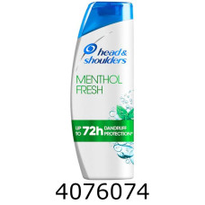 Шампунь д/волосся проти лупи HEAD & SHOULDERS свіжість ментолу 400мл