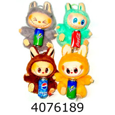 М'яка іграшка Labubu Pepsi Fanta Sprite в карт. уп. (6/240) 2 пок.