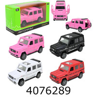 Машинка метал. Mercedes G-class 4кольори 16,5*9,5*6,5см Автопром  (120) AP7532