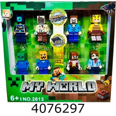 Герої Minecraft в короб. 8 видів  175*23*165см (2/96) 2613-2