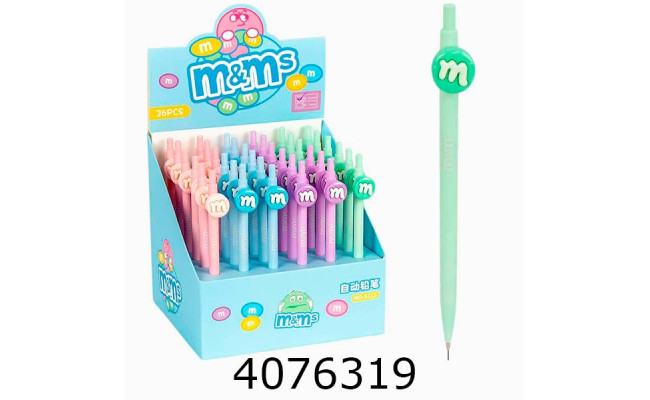 Олівець мех. 05мм 5115 із фігуркою M&Ms (36)