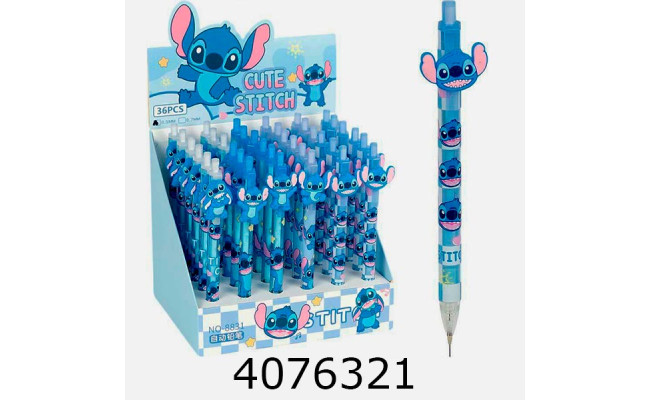 Олівець мех. 05мм 8831 із фігуркою Stitch (36)