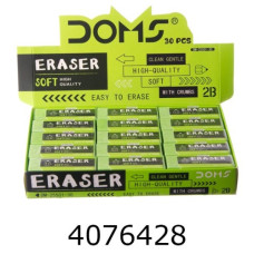 Гумка Doms прямокутна зелена (30/1800) DM-25501