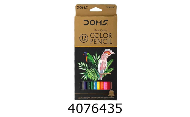 Олівці кольор. DOMS 12шт. (12/240) DM24826